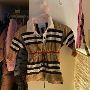 Infant Burberry tunic dress